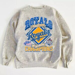 Kansas City Royals Retro World Series 1985 Graphic Crewneck Sweatshirt